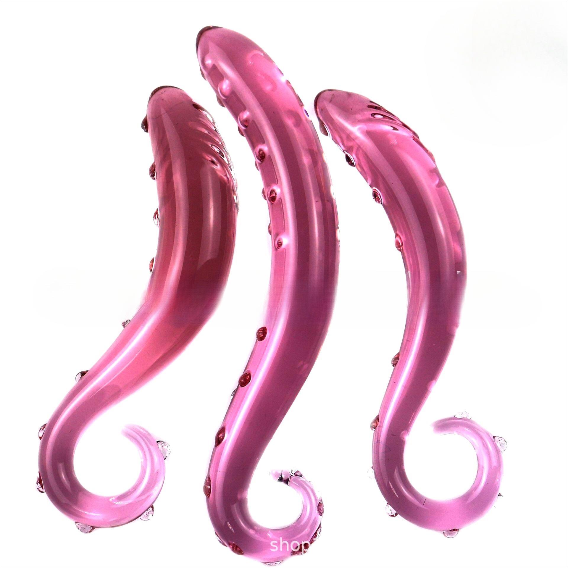 Glass-made femalemasturbation toy fake phallus adult product