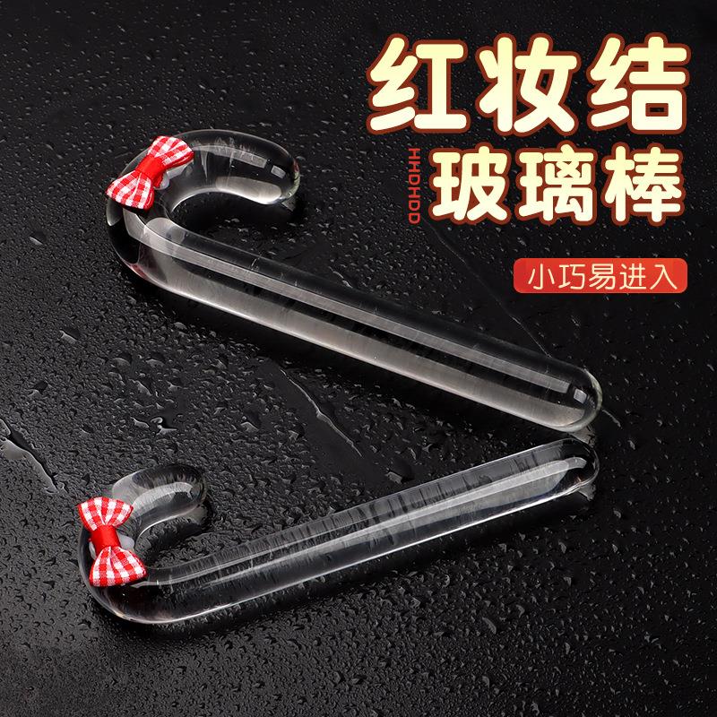 Glass-made femalemasturbation toy fake phallus adult product