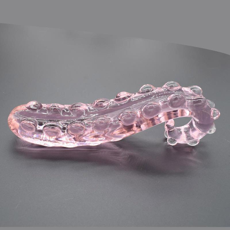 Glass-made femalemasturbation toy fake phallus adult product