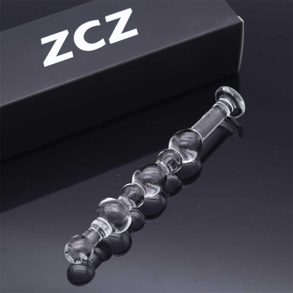 Glass-made femalemasturbation toy fake phallus adult product