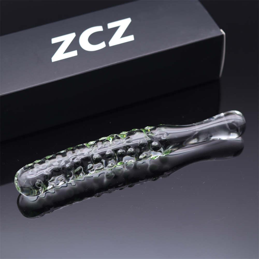 Glass-made femalemasturbation toy fake phallus adult product