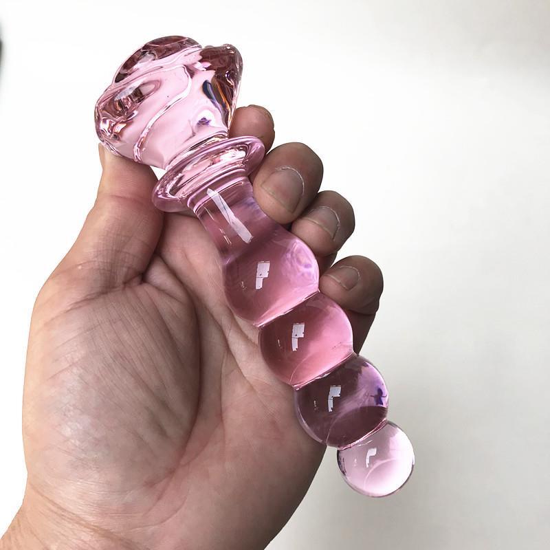 A glass-made anus used as a masturbation toy