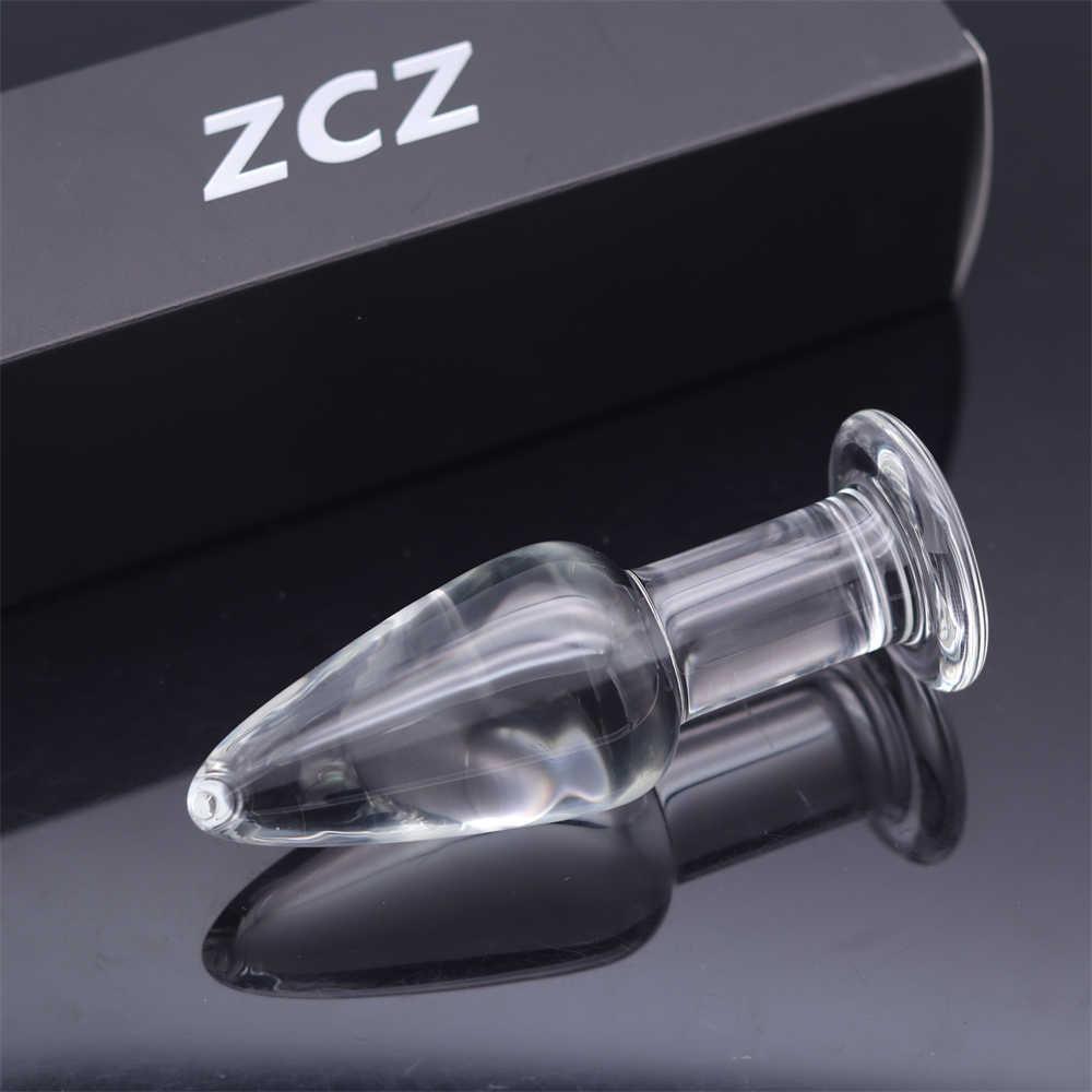 Glass-made femalemasturbation toy fake phallus adult product