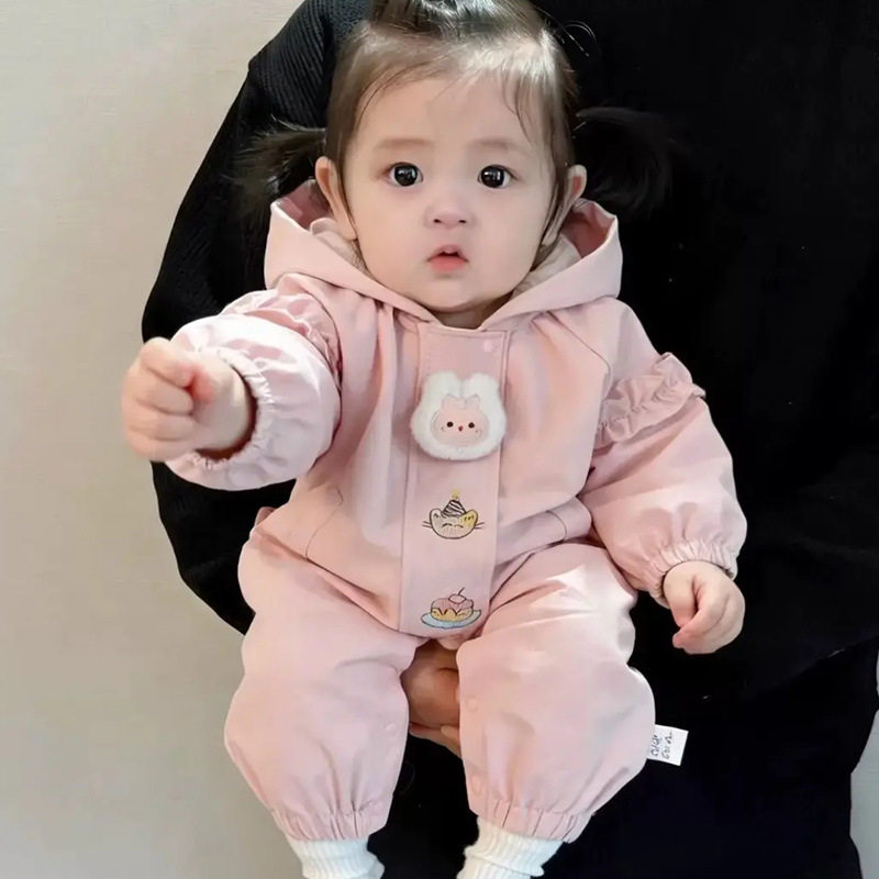 婴儿冲锋衣春秋季新款双