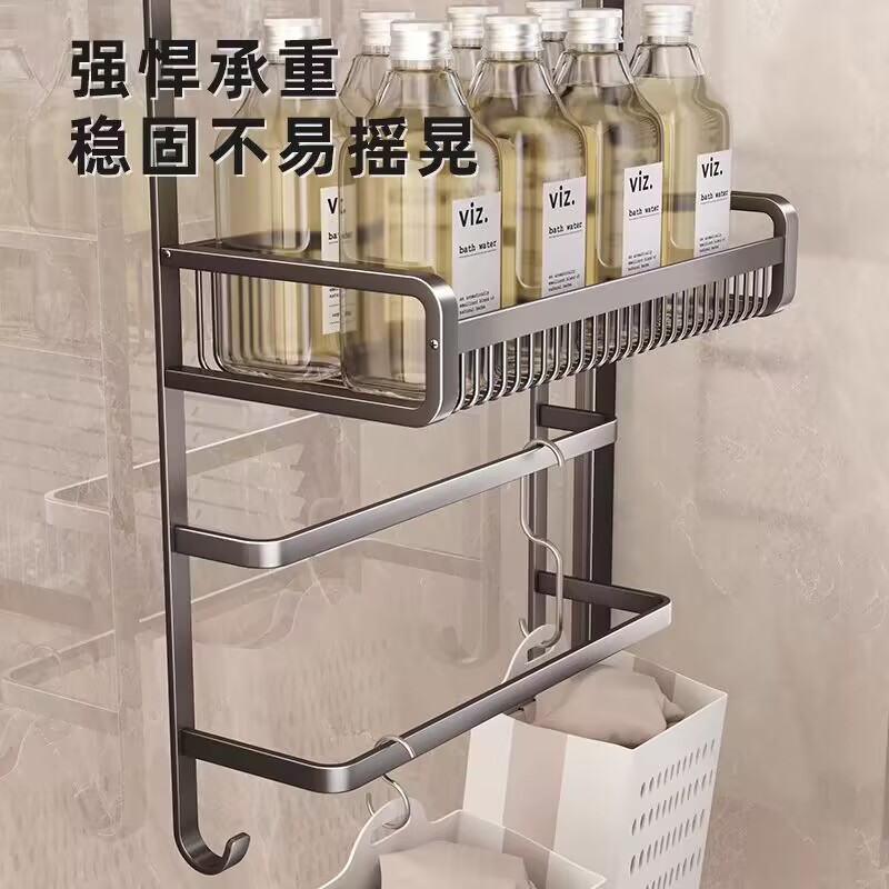 卫生间置物架免打孔淋浴