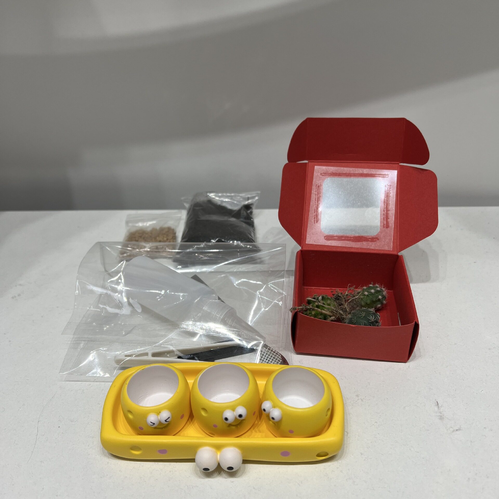 卡通拇指盆花盆多肉迷你