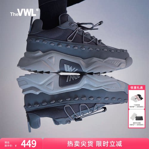 新款VWL厚底增高老爹鞋男女同款