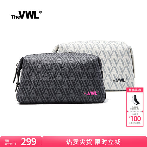 vwl满印便携洗漱包大容量手提