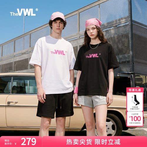 程潇同款VWL印花T袖宽松oversize