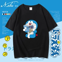 Doraemon T-shirt Animation Short Sleeve Boy Girl 100% Cotton
