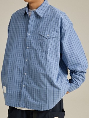 NESSTTU日系复古长袖衬衫