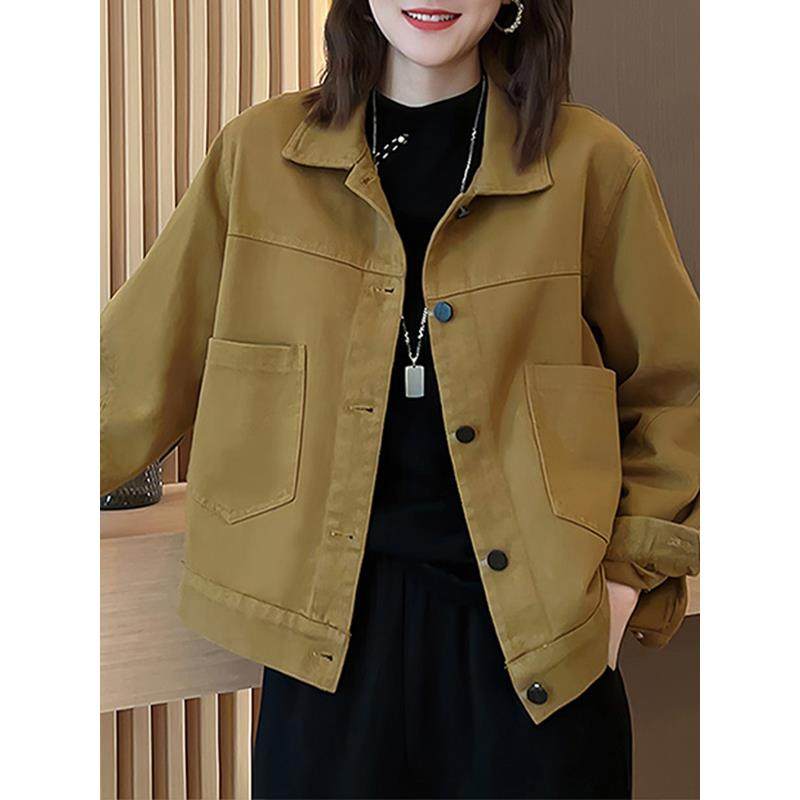 MONLOUVE夹克减龄短外套女士装春秋冬季2025年新款小个子爆款风衣