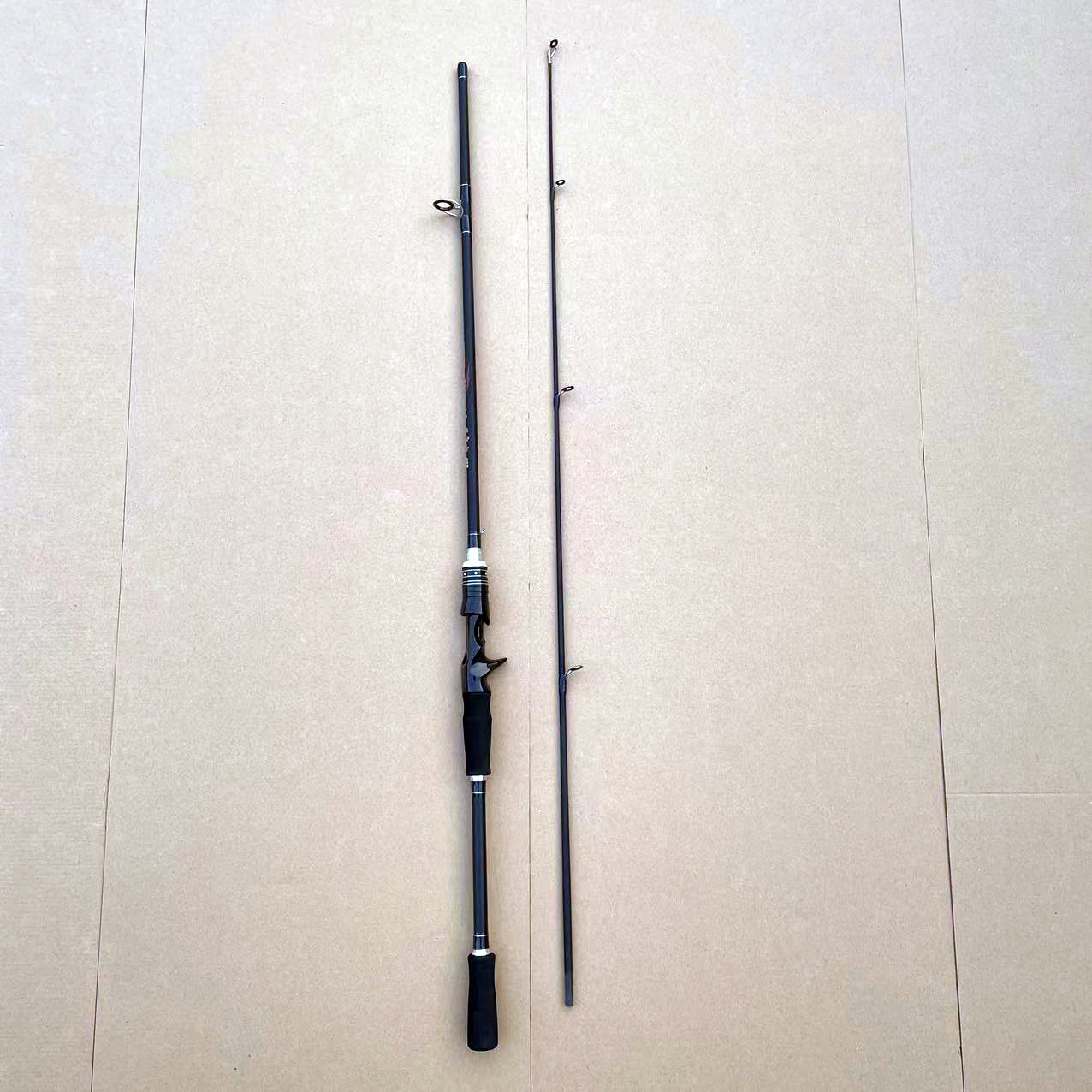 名伦旗舰香港单杆远投路亚竿M+UL双稍碳素直柄枪柄鲈鱼鳜鱼马口鱼