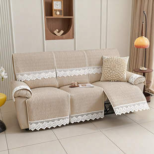 法堡莱高端四季纯棉沙发垫罩适用芝华仕乐至宝芝华士头等舱沙发套