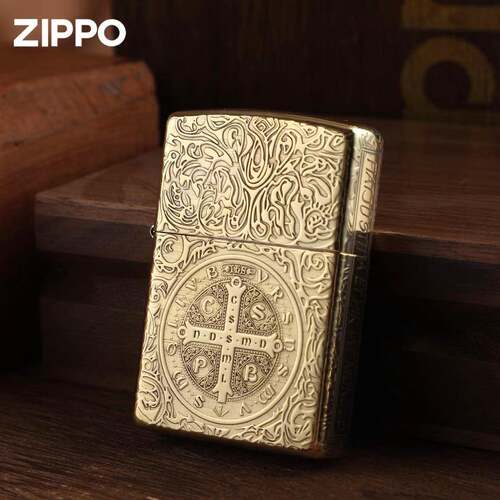 ZIPPO芝宝正品防风煤油打火机深雕五面康斯坦丁送礼