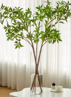 仿真绿植花瓶摆件客厅插花水培马醉木吊钟树枝家居餐桌饰品高级感