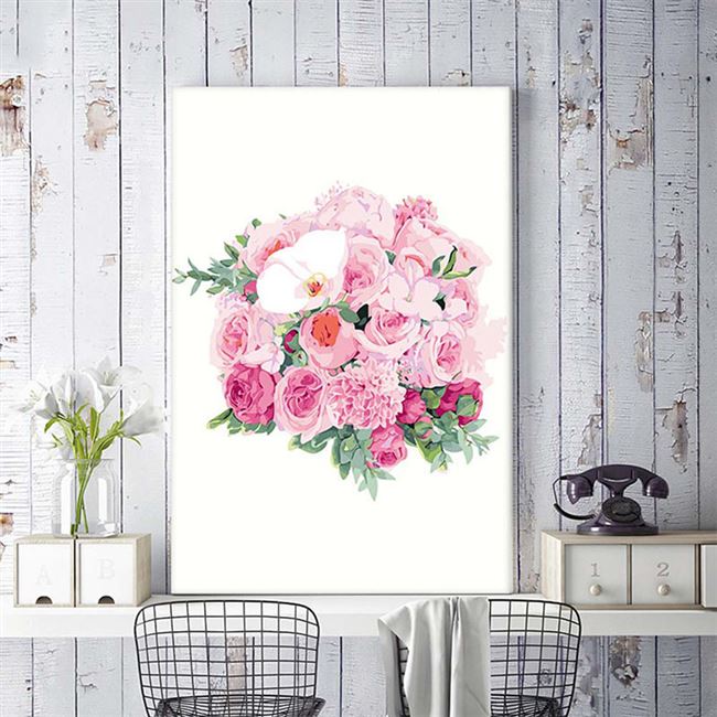 海棠花油画价格 海棠花油画图片 星期三