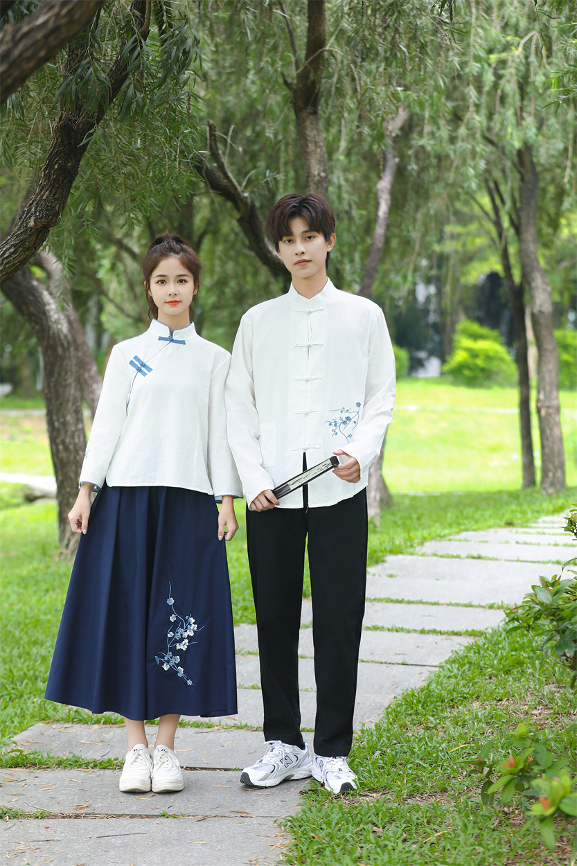 民国学院风班服套装初高中运动会小学生诗歌朗诵大合唱舞台演出服