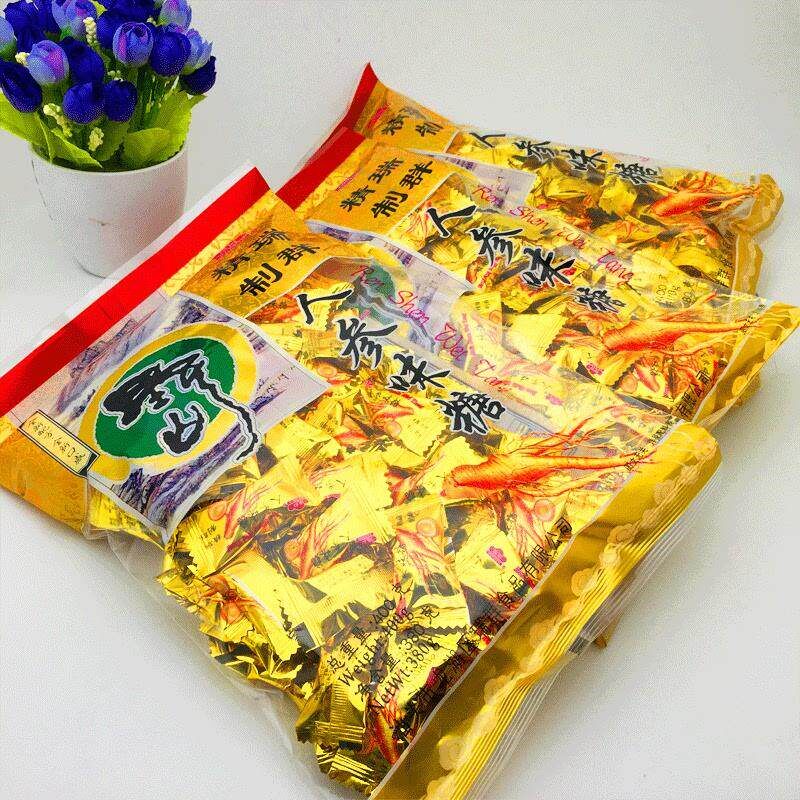 速发人参硬糖花旗参糖野山人参味精选原味老式人生糖男士士正宗