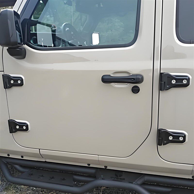 速发适用于牧马人JL车门合页盖外装饰改装4xe/角斗士门铰链保护盖