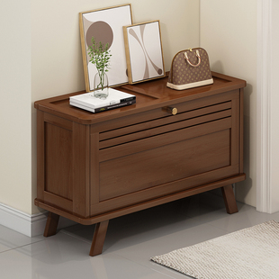 速发物制鞋柜门口极窄鞋架窄斗式超薄鞋架子省空间门后翻柜单门储