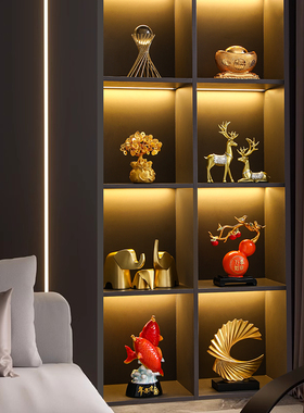 速发发财树酒柜摆电组合客厅旺2件视餐边柜轻奢高档装饰品宅024年