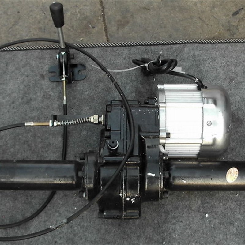 速发 动车无刷变档差速后桥 碟刹毂刹电一体组厘60-10件米长度