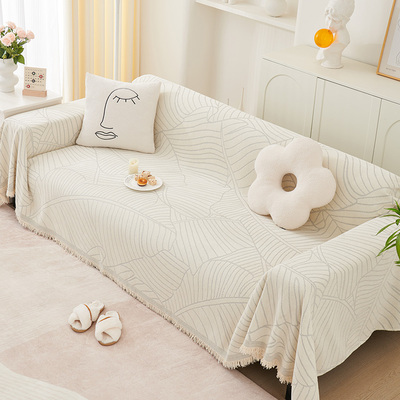 速发全猫抓雪尼尔沙发巾垫沙用盖布防盖四季通发沙发套罩