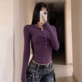 上衣打底百搭高知感亨利衫 型·长袖 消烦局长 超绝版