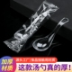 一次性勺子塑料勺单独包装 汤勺外卖饭勺水晶甜品结婚商用餐具小勺