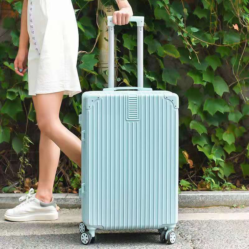 行李箱女学生20寸拉杆箱高颜值复古万向轮拉链密码箱26寸大容量