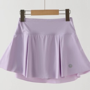 儿童女童半身裙冰丝速干裙羽毛球百褶裙夏季防走光运动短裙网球裙