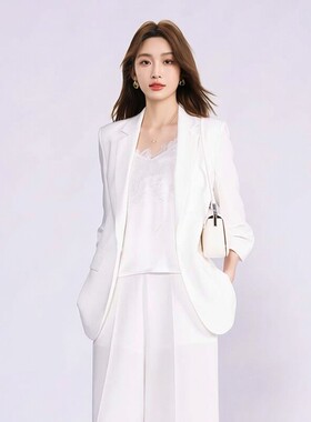 【商场同款】ANN SHAO一粒扣双袋盖常规西服女士商务长袖正装