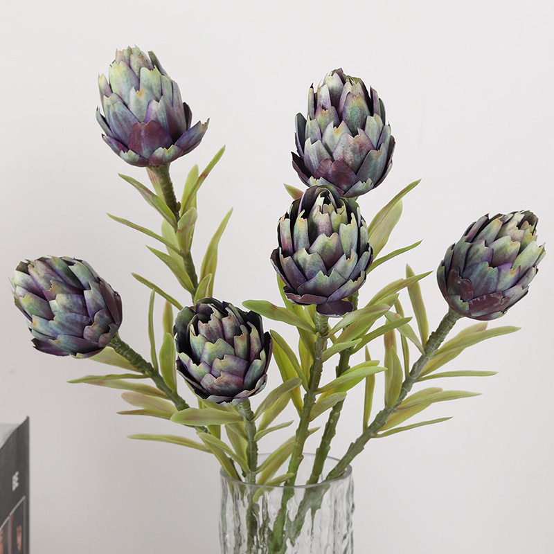 仿真花卉3D小帝王花轻奢
