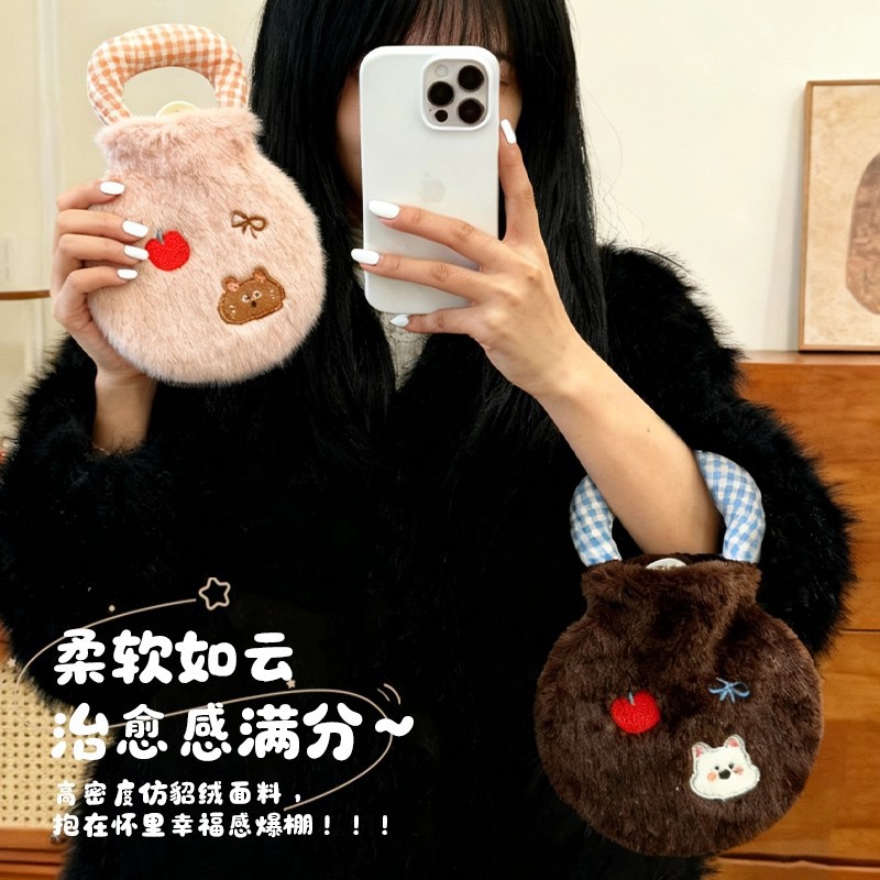 暖水袋热注肚子暖手宝学