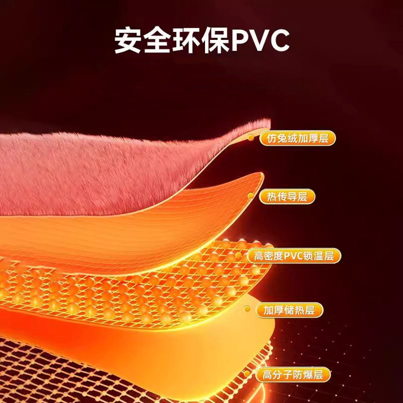 毛绒套注水热水袋热敷肚