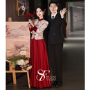 新娘敬酒服旗袍2025新款 结婚订婚礼服女 秋冬高级感复古国风新中式