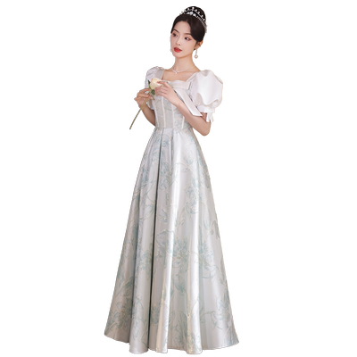 韩式轻奢高级风晚礼服裙