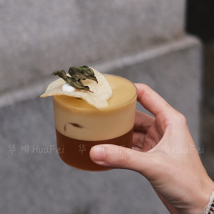 ins风咖啡杯玻璃轻薄冰美式拿铁杯澳白冷萃拉花 简约鸡尾酒冷饮杯