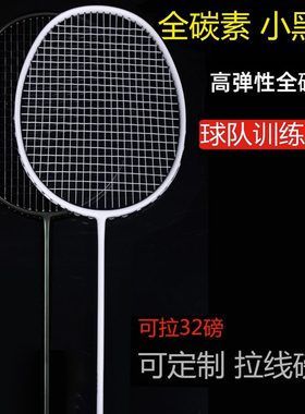 均衡型高弹高碳高磅官方旗舰店正品全碳素纤维羽毛球拍单拍
