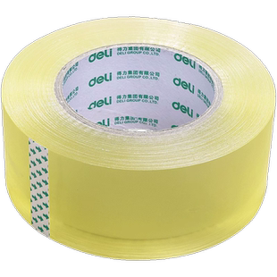 5卷得力透明胶带大卷宽胶带封箱透明胶带纸封口胶布大号胶带快递打包胶带切割器整箱批发包邮