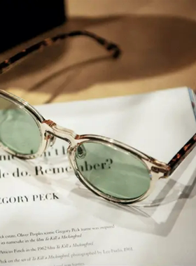 Oliver Peoples O'Malley经典复古板材近视眼镜框 圆形镜架OV5183