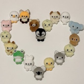 搭配装 可爱卡通动物毛绒胸针徽章手工制作多款 套装 饰品