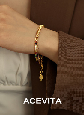 ACEVITA欧美时尚设计感麦穗手链
