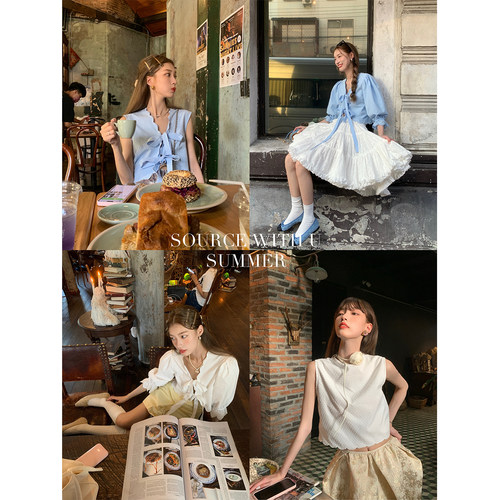 SourceWithU两穿蝴蝶结上衣