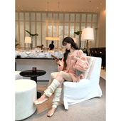 圣淘沙西柚 慵懒休闲宽松套装 麻花针织开衫 SourceWithU 直筒短裤