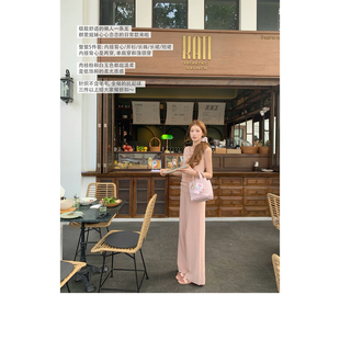 限时折扣 长裤 休沐日 懒人一条龙针织背心开衫 短裙 JI致舒适