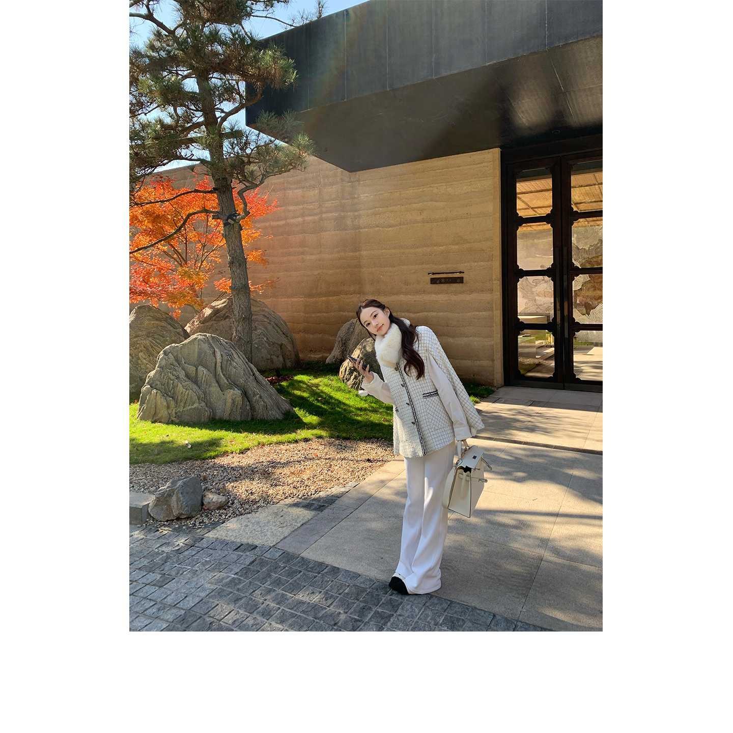 SourceWithU加绒秋冬微喇休闲裤