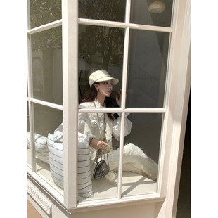 撕边小香马甲洋气小西装 wihte 裙裤 长裤 SourceWithU 四件套装 all