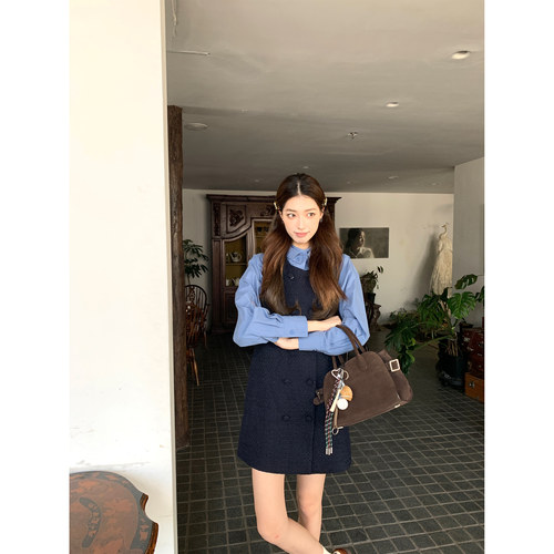 SourceWithU3色双层领口衬衫